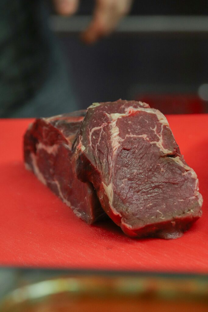 Fresh cuts of boneless mutton from trusted meat suppliers in Dubai, ready for cooking and delivering high-quality flavor.